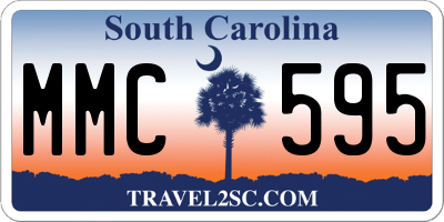SC license plate MMC595
