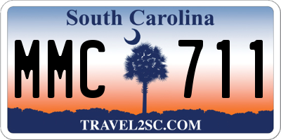 SC license plate MMC711