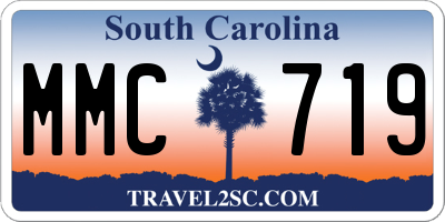 SC license plate MMC719