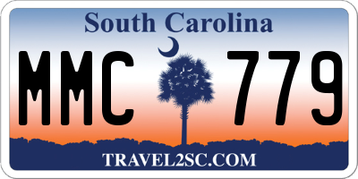 SC license plate MMC779
