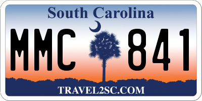 SC license plate MMC841