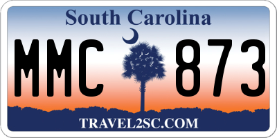 SC license plate MMC873