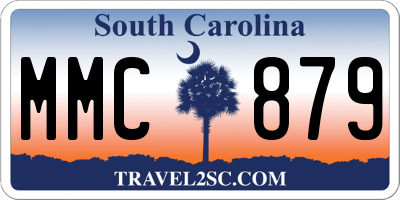 SC license plate MMC879