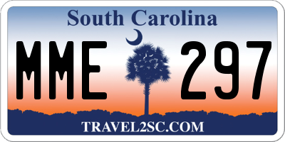 SC license plate MME297