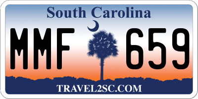 SC license plate MMF659