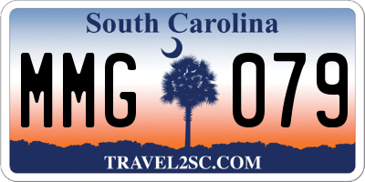 SC license plate MMG079