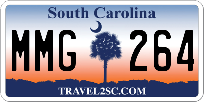 SC license plate MMG264