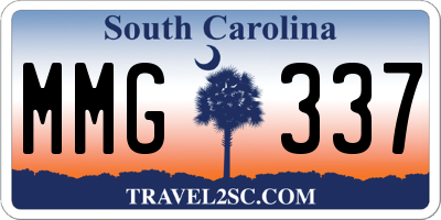SC license plate MMG337