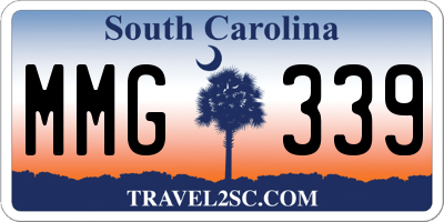 SC license plate MMG339