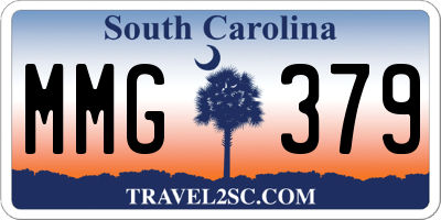 SC license plate MMG379