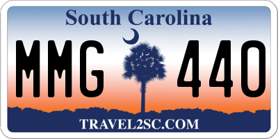 SC license plate MMG440