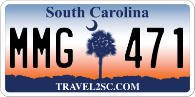 SC license plate MMG471