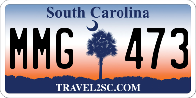 SC license plate MMG473