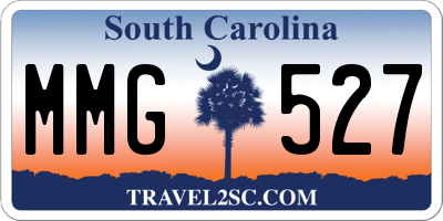 SC license plate MMG527