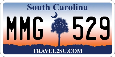 SC license plate MMG529