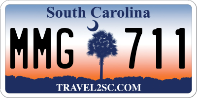 SC license plate MMG711