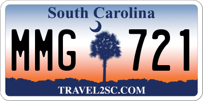 SC license plate MMG721