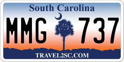 SC license plate MMG737