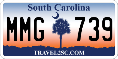 SC license plate MMG739