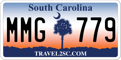 SC license plate MMG779