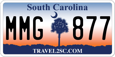 SC license plate MMG877
