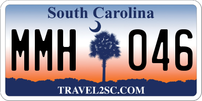 SC license plate MMH046