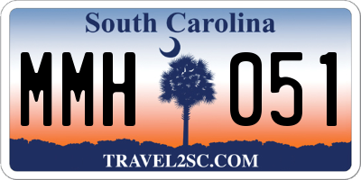 SC license plate MMH051