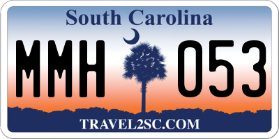 SC license plate MMH053