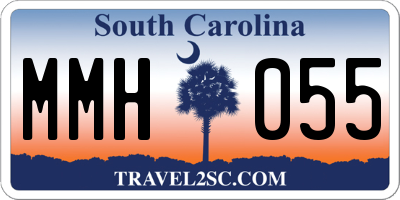 SC license plate MMH055