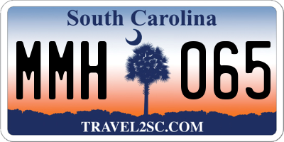 SC license plate MMH065