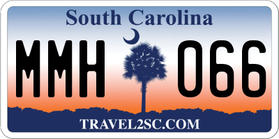 SC license plate MMH066