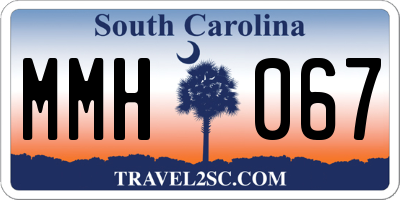 SC license plate MMH067