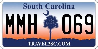 SC license plate MMH069