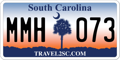 SC license plate MMH073