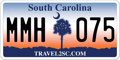 SC license plate MMH075