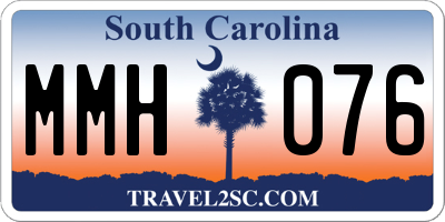 SC license plate MMH076
