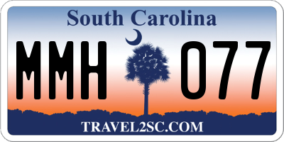 SC license plate MMH077