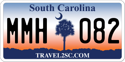 SC license plate MMH082