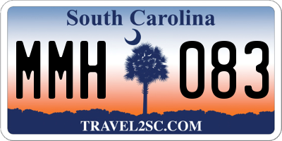 SC license plate MMH083
