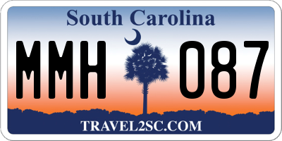 SC license plate MMH087