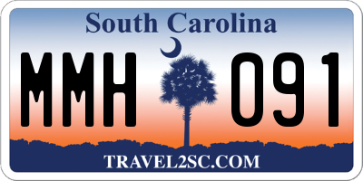 SC license plate MMH091
