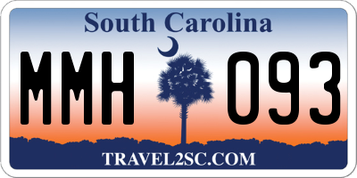 SC license plate MMH093