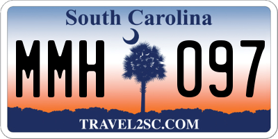 SC license plate MMH097