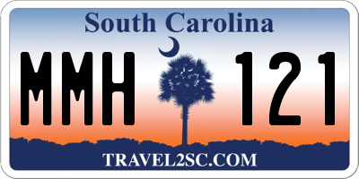 SC license plate MMH121
