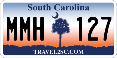 SC license plate MMH127