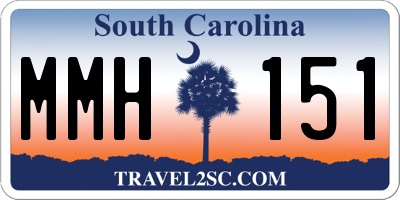 SC license plate MMH151