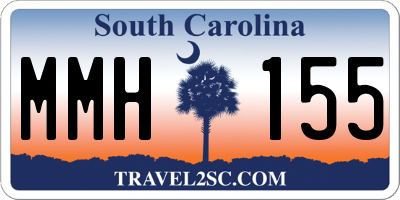 SC license plate MMH155