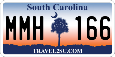 SC license plate MMH166