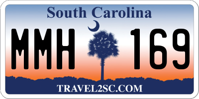 SC license plate MMH169