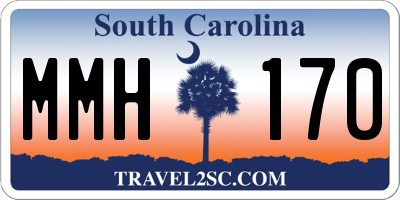 SC license plate MMH170